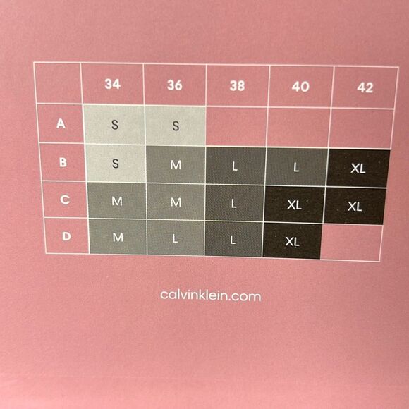 CALVIN KLEIN Bras 2-Pack XL Lightly Lined Wireless Microfiber Black Gray NWT - Picture 5 of 8